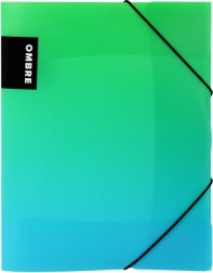 Sammelmappe mit Gummizug A4 PP VERDE grün