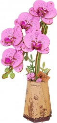 3D Holzblume Lila Orchidee