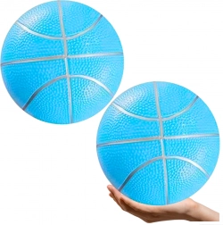 Pastellblauer leichter Gummistrandball 20 cm