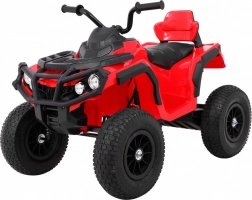 Kinder-Elektro-Quad mit Luftreifen – Rot