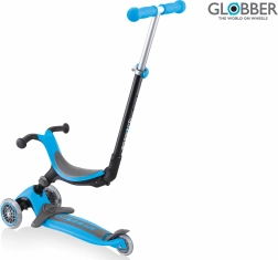 Globber Go Up klappbarer Roller Plus himmelblau