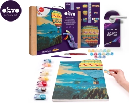 OKTO Bild Malen und 3D-Modellierung Hot Air Balloon Flight 30 × 40 cm