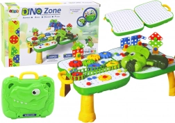 Tischkoffer Dino Zone Bausatz mit Bohrer 249 Teile
