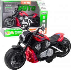Rotes Motorrand-Spielzeug mit Licht- und Soundeffekten