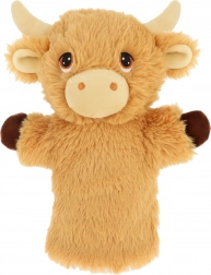 Plüsch-Handpuppe Almkuh