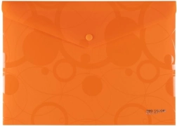 Dokumentenmappe mit Druckknopf A4 orange NEO COLORI