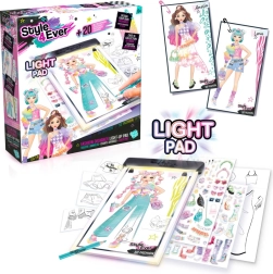 Style4Ever Designer-Set mit beleuchteter Zeichenunterlage