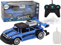 RC-Auto 1:20 mit Raucheffekt und Lichtern – blau