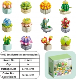 Baustein-Set Blumen 1051 Teile