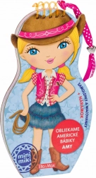Wir kleiden die American-Dolls Amy an – Ausmalbuch und Aufkleber (slowakisch)