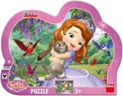 Konturpuzzle Sofia und die Tiere, 25 Teile