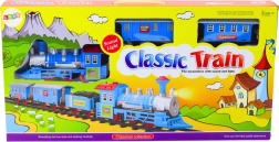 Dampflok-Set mit Licht- und Soundeffekten und Schienen