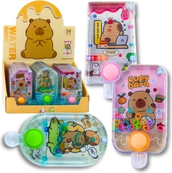 Wasserring-Spiel mit KAPIBARA-Motiv in Eis-am-Stiel-Form