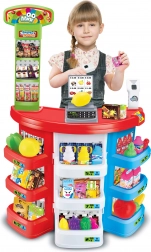 Kindersupermarkt mit Kasse und Scanner 51 × 27 × 78 cm