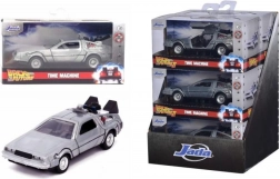 Metallmodellauto Zurück in die Zukunft DeLorean Time Machine 1:32 mit öffnenden Türen