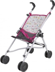 Faltbarer Puppenbuggy – Schirmbuggy, Regenbogen