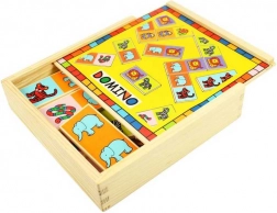 Bigjigs Toys Holzdomino mit Tieren