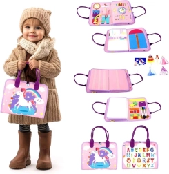 Sensorisches Busy-Buch Einhorn 2Kids Toys