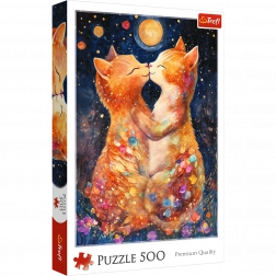 Puzzle 500 Teile – Kuss im Mondschein Trefl