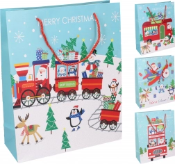 Geschenktasche M Weihnachten 26 × 32 × 10 cm