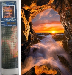 Diamantmalerei Sonnenuntergang 30 × 40 cm