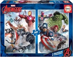 Educa Puzzle Avengers 2x500 Teile