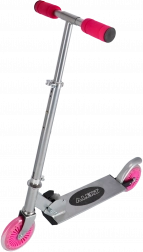 Rosa klappbarer Aluminiumroller