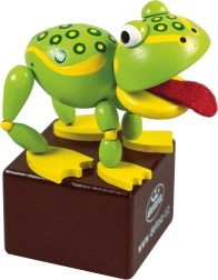 Detoa hölzerne Figur Frosch