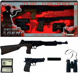 Polizei-Set Top Secret mit Zündplättchen
