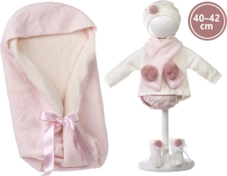 Kleidung und Accessoires für die Puppe LLORENS 40 cm – 7‑teiliges Set