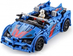 CADA Baukasten Rennwagen mit Fernsteuerung, 585 Teile mit Schleudersitz