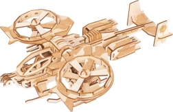 Holz-3D-Puzzle - Kampfhubschrauber