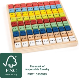 small foot Holz-Multiplikationstafel
