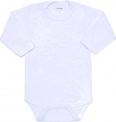 Baby-Body mit langen Ärmeln New Baby – weiß