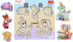 Holzpuzzle Bobaski i Miś – 5 Teile