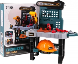 Kinderwerkstatt mit Werkzeugen und Zubehör