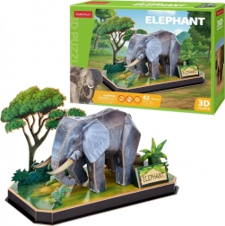 3D-Puzzle Tierische Freunde – Elefant, 42 Teile
