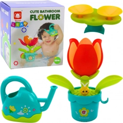 Interaktives Badespielzeug Blume mit Gießkanne