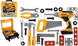 Kinder-Werkzeugset mit Akku-Bohrmaschine