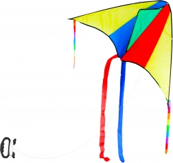 Bunter Flugdrache 110 × 63 cm mit Griff