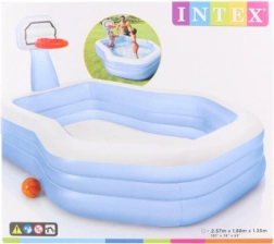 Aufblasbares Spielcenter mit Basketballkorb