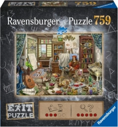 Puzzle Ravensburger Exit: Atelier des Künstlers 759 Teile