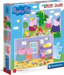 Puzzle Peppa Wutz - Clementoni 2x20 Teile