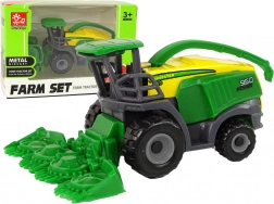 Grüner kleiner Landwirtschaftsmähdrescher – Spielzeug