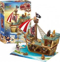 3D-Puzzle Piratenschiff mit Schatz