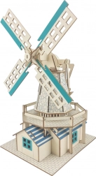 Holz-3D-Puzzle Niederländische Windmühle WOODCRAFT