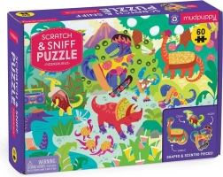 Kinderpuzzle Pizzasaurus mit Duft von Mudpuppy, 60 Teile