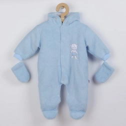 Winter-Babyoverall New Baby Nice Bear blau