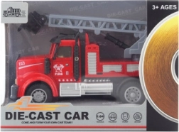 Metallisches Feuerwehrauto