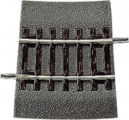 Roco Line gebogenes Gleis mit Unterbau